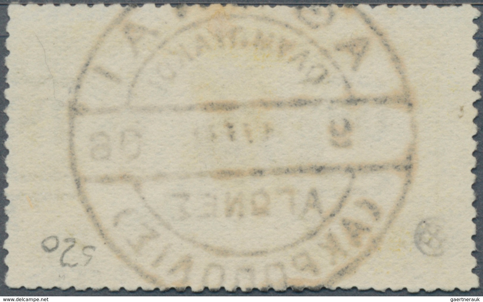 14098 Griechenland: 1906, 3 Dr. "Zwischenolympiade In Athen", Stempel Genau Mittig Grade, Gestempeltes Lux - Briefe U. Dokumente