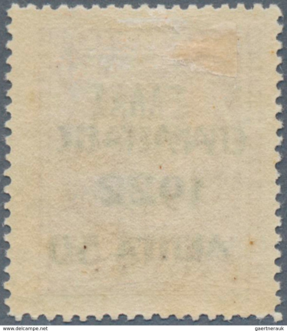 14100 Griechenland: 1923, Not Issued: 50 L On 50 L Brown, Unused, Scarce. (Mi ? 500, -). ÷ 1923, Nicht Aus - Briefe U. Dokumente
