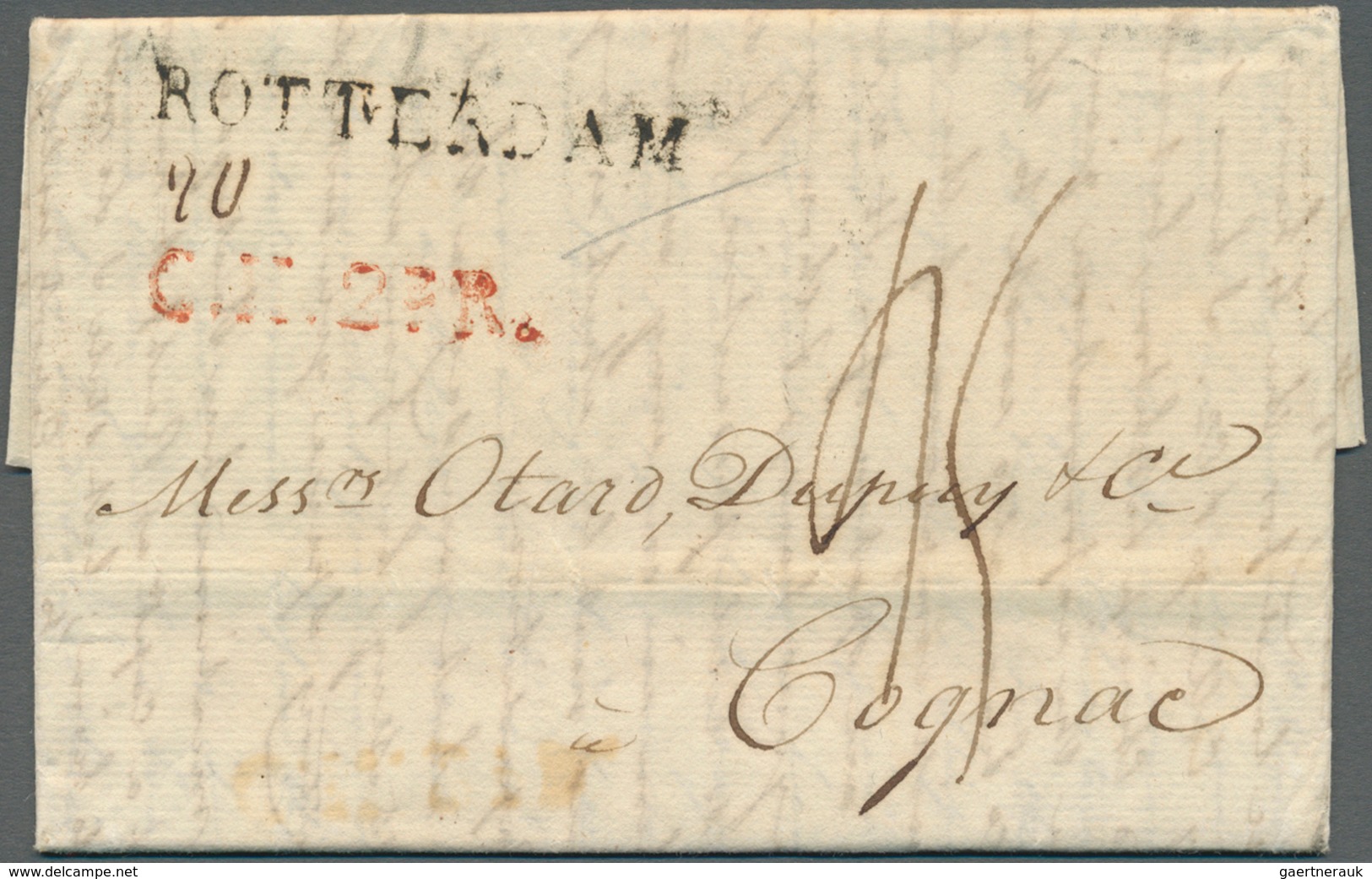 14123 Großbritannien - Vorphilatelie: 1809, Letter From Great Britain During The Continental Blockade Smug - ...-1840 Vorläufer