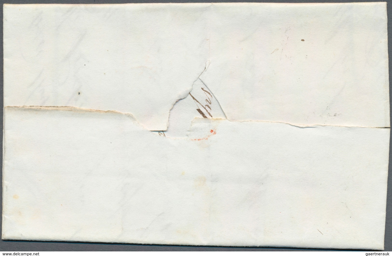 14127 Großbritannien - Vorphilatelie: 1840, Folded Letter Written In "Marnhull" Dated 5 MAY 1840, That Mea - ...-1840 Vorläufer