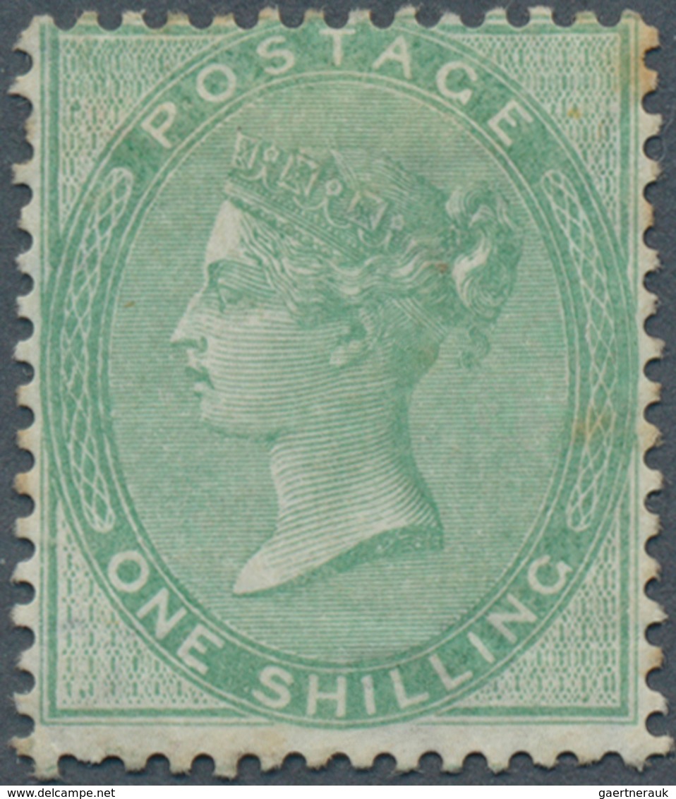 14152 Großbritannien: 1856, 1s. Pale Green, Unused Copy, Some Imperfections/toning. SG £3250 - Autres & Non Classés