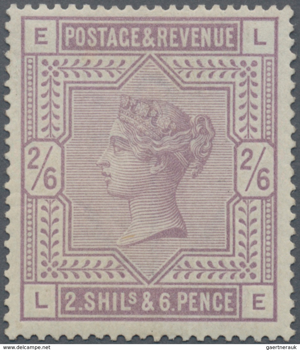 14164 Großbritannien: 1883/1884, 2s.6.d. Lilac On White Paper, Well Perforated, Mint With Large Part Of O. - Sonstige & Ohne Zuordnung