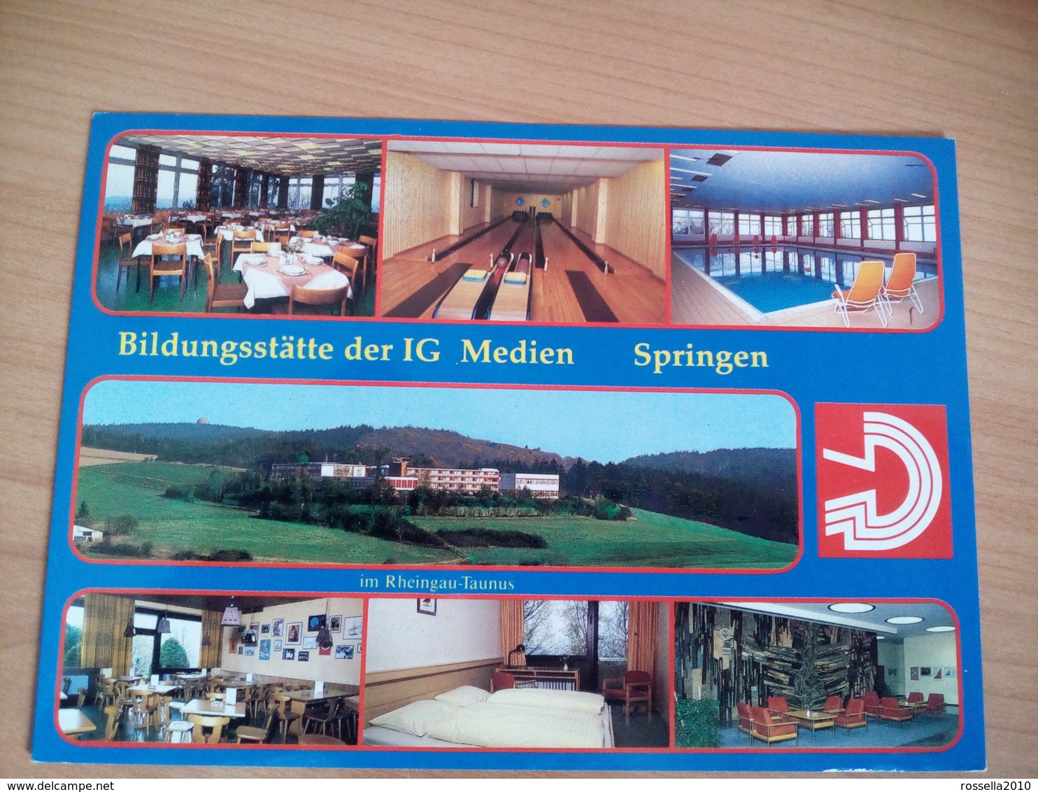 Cartolina Vg GERMANIA SCUOLA  BILDUNGSSTATTE IN RHEINGAU TAUNUS DEUTSCHLAND ANSICHTSKARTE GERMANY POSTCARD - Rheingau