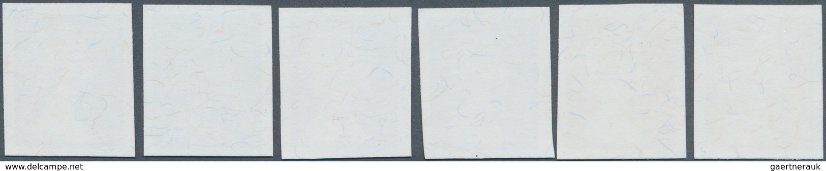 14225 Großbritannien - Machin: 1997, Imperforate Proof In Issued Design Without Value On Gummed Paper, Six - Machin-Ausgaben