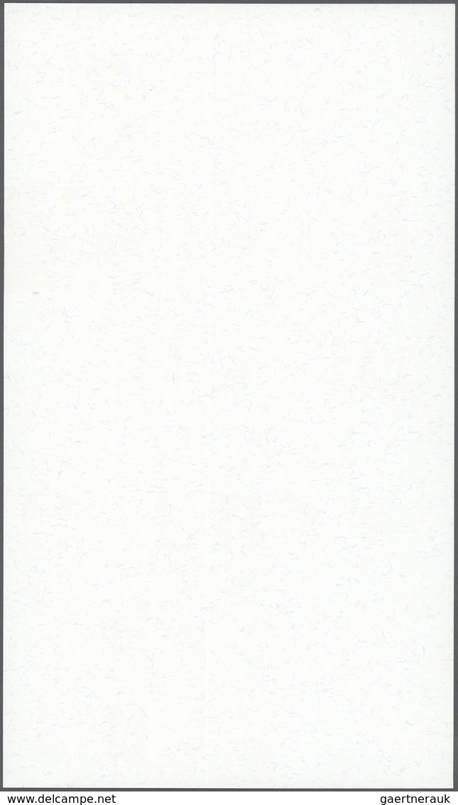 14239 Großbritannien - Machin: 1997/1998, Proof Sheet On Gummed Paper (vertical Fold), Size 17,3:30 Cm, De - Machin-Ausgaben