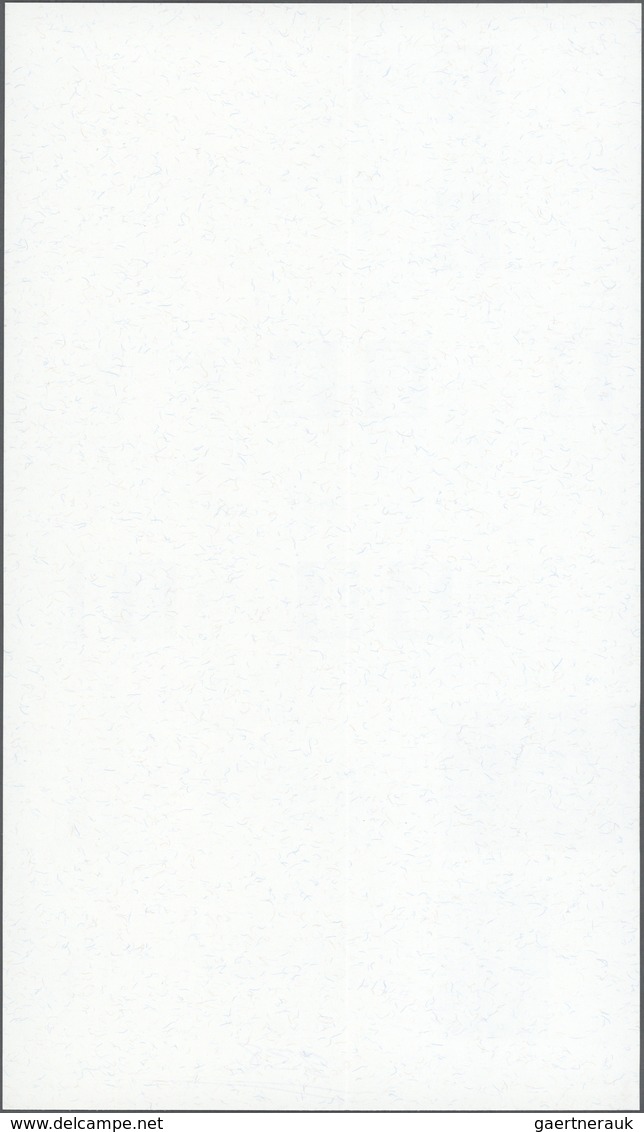 14240 Großbritannien - Machin: 1997/1998, Proof Sheet On Gummed Paper (vertical Fold), Size 17,3:30 Cm, De - Série 'Machin'