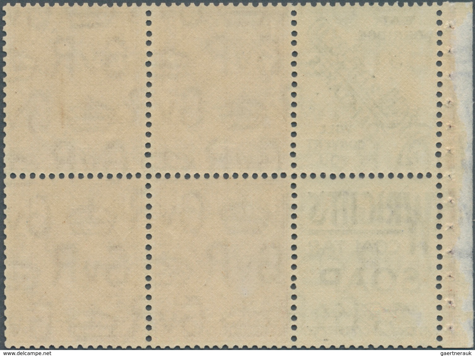 14246 Großbritannien - Zusammendrucke: 1924, 1½d. Red-brown, Wm Block Cypher, Advertisement Booklet Pane " - Autres & Non Classés