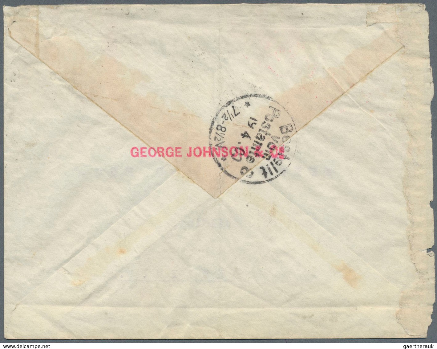 14255 Britische Post In Der Türkei: 1900, 40 Paras On 2 1/2 D QV Bright Blue Postal Stationery Envelope, S - Autres & Non Classés