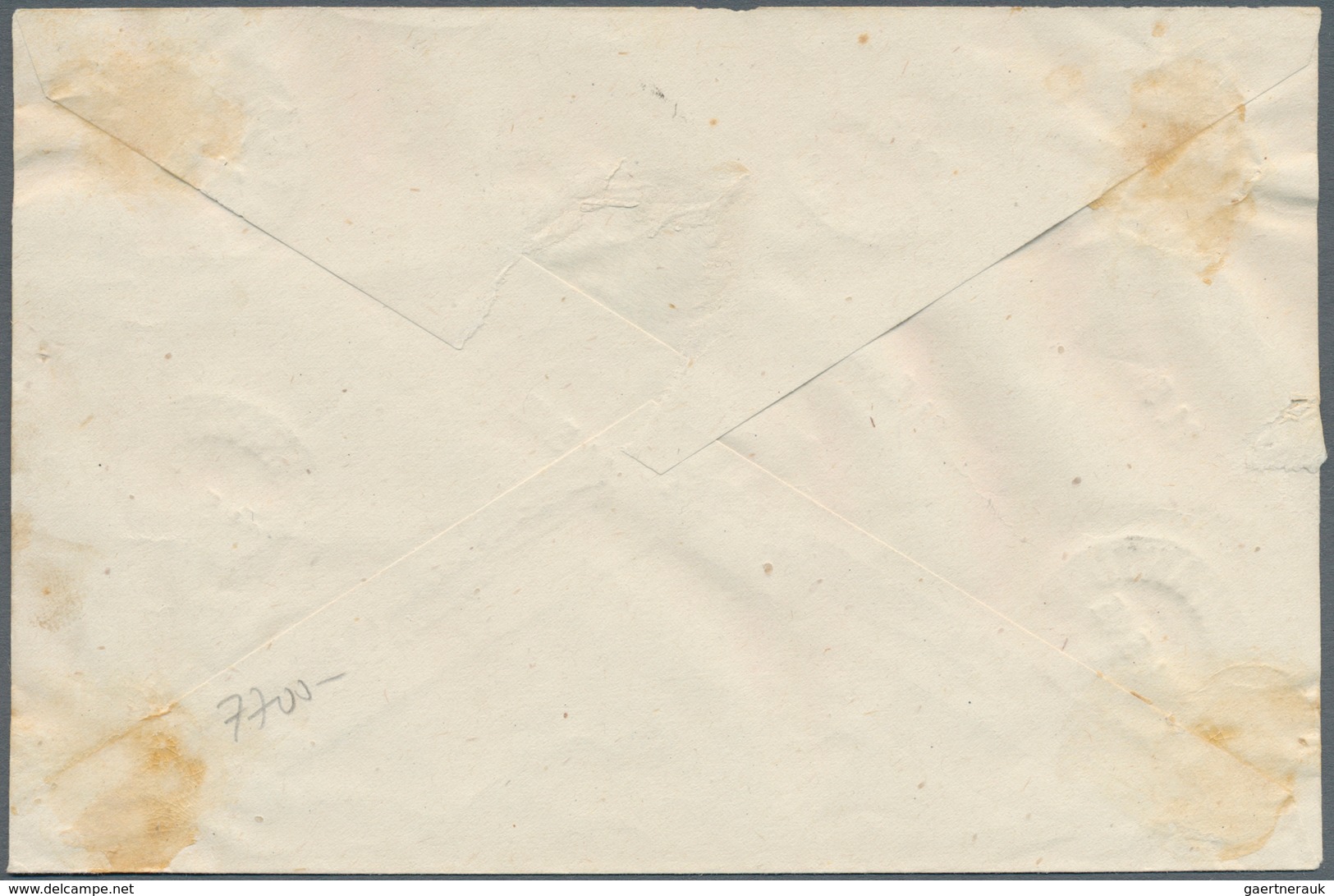 14257 Britische Militärpost II. WK: 1943, M.E.F. Overprints, 1d. To 2s.6d., Nine Values On Envelope (some - Autres & Non Classés
