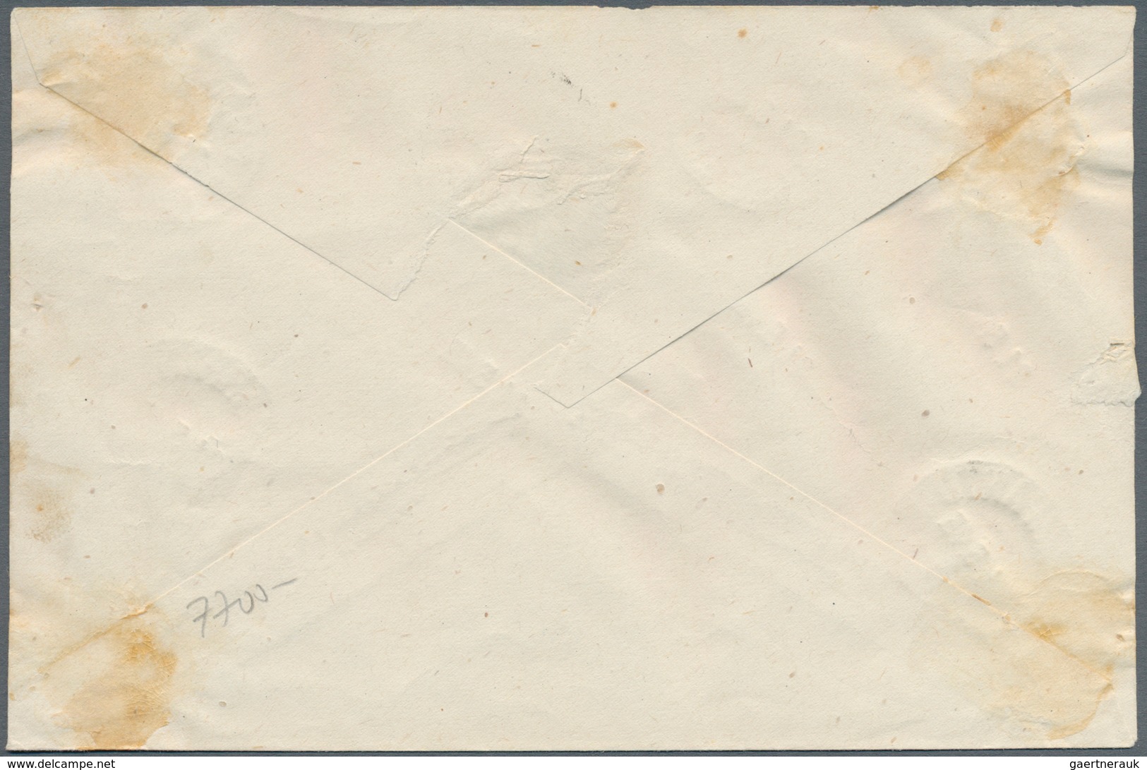 14257 Britische Militärpost II. WK: 1943, M.E.F. Overprints, 1d. To 2s.6d., Nine Values On Envelope (some - Sonstige & Ohne Zuordnung