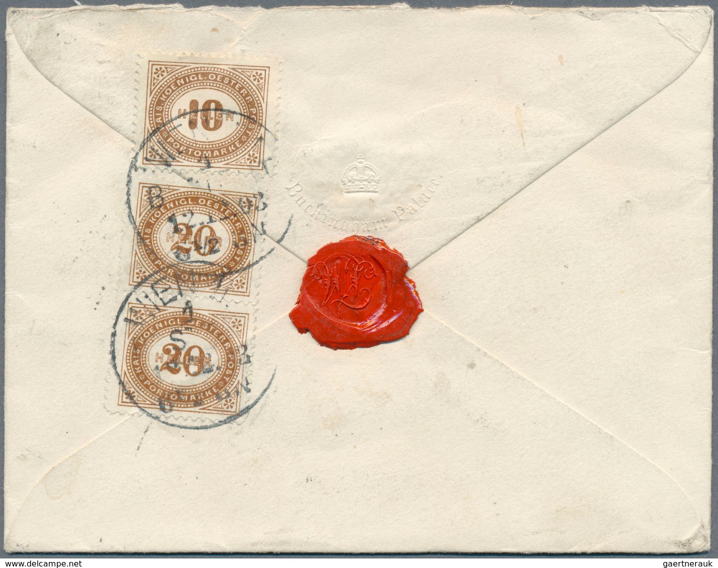 14278 Großbritannien - Besonderheiten: 903, Cover From England With Sender Impossing Crown And "Buckingham - Sonstige & Ohne Zuordnung