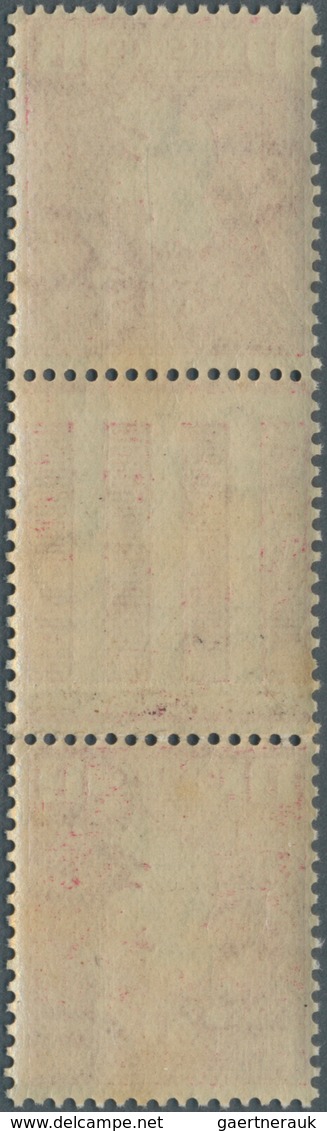 14320 Irland: 1923, Definitives "National Symbols", INVERTED Watermark "SE", 1d. Carmine In Gutter Pair (f - Briefe U. Dokumente