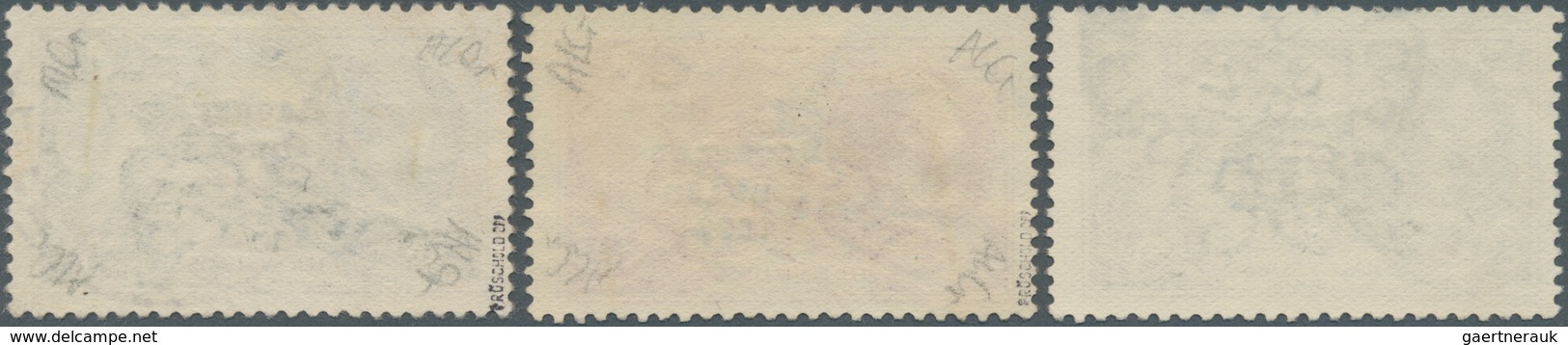14329 Irland: 1935, "Soarstat" Overprints Re-engraved Issue, Three High Values Neatly Cancelled, 5s. Sligh - Lettres & Documents