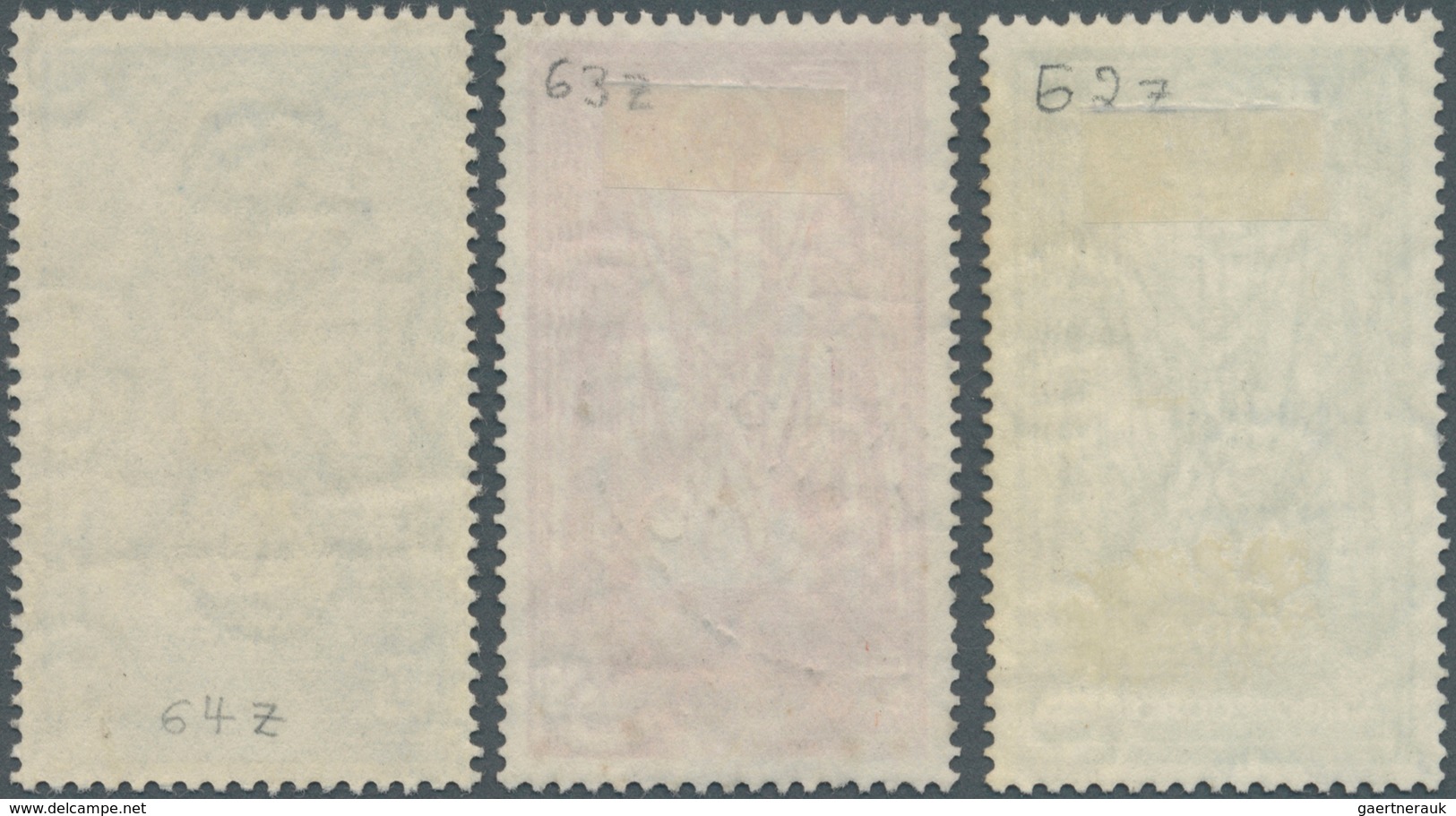 14330 Irland: 1937, Definitves "St.Patrick", Three Values With Inverted Watermark "SE", Used. SG £2350 (Mi - Lettres & Documents