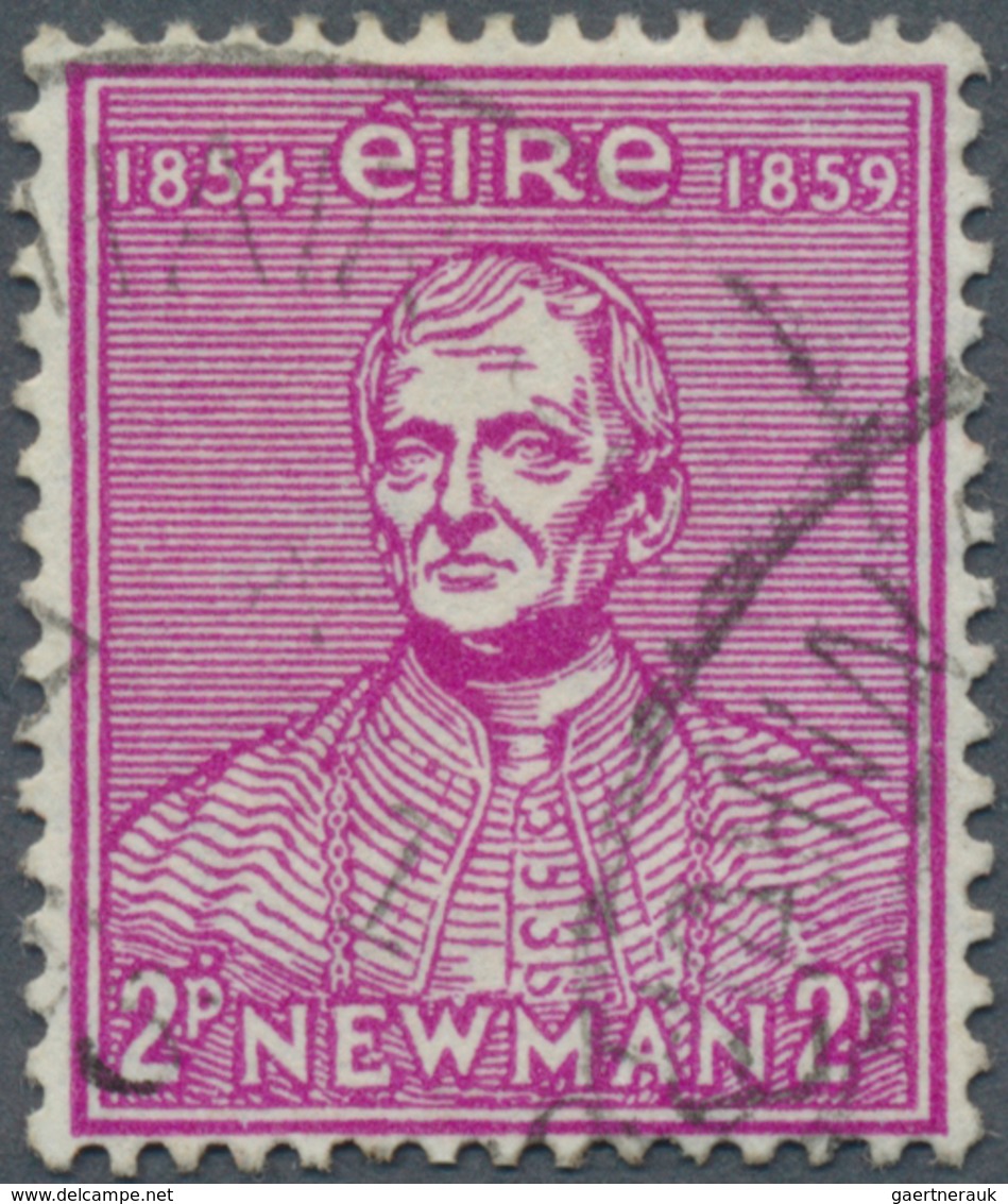 14339 Irland: 1954, Catholic University, 2pg. Bright Purple With Inverted Watermark, Fine Used Copy. SG £3 - Briefe U. Dokumente