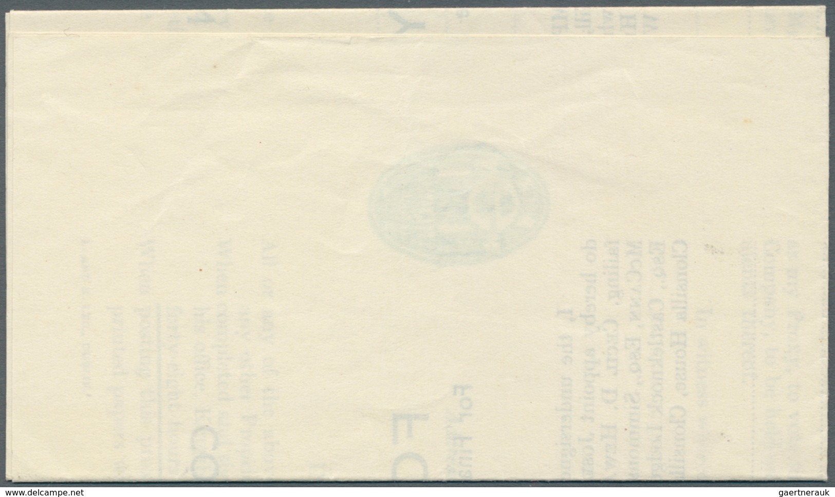 14452 Irland - Ganzsachen: Córas Lompair Éreann: 1948, 2 D. Red "proxy" Letter Sheet With Watermark, Unuse - Ganzsachen