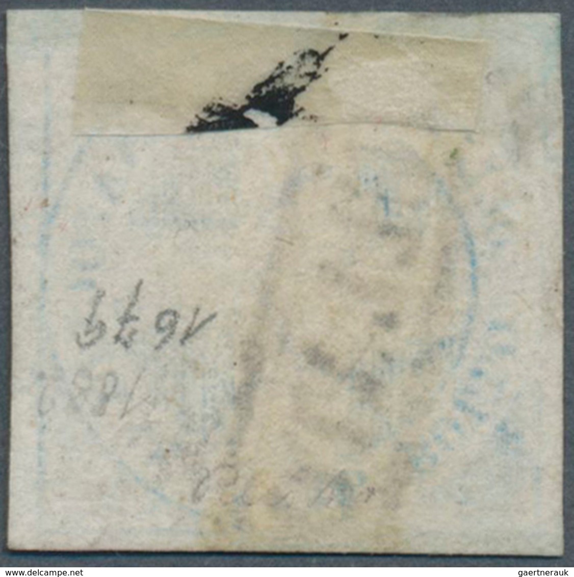 14663 Italien - Altitalienische Staaten: Neapel: 1860: 1/2 Tornese "Crocetta", Used, Good Margins, Repaire - Naples