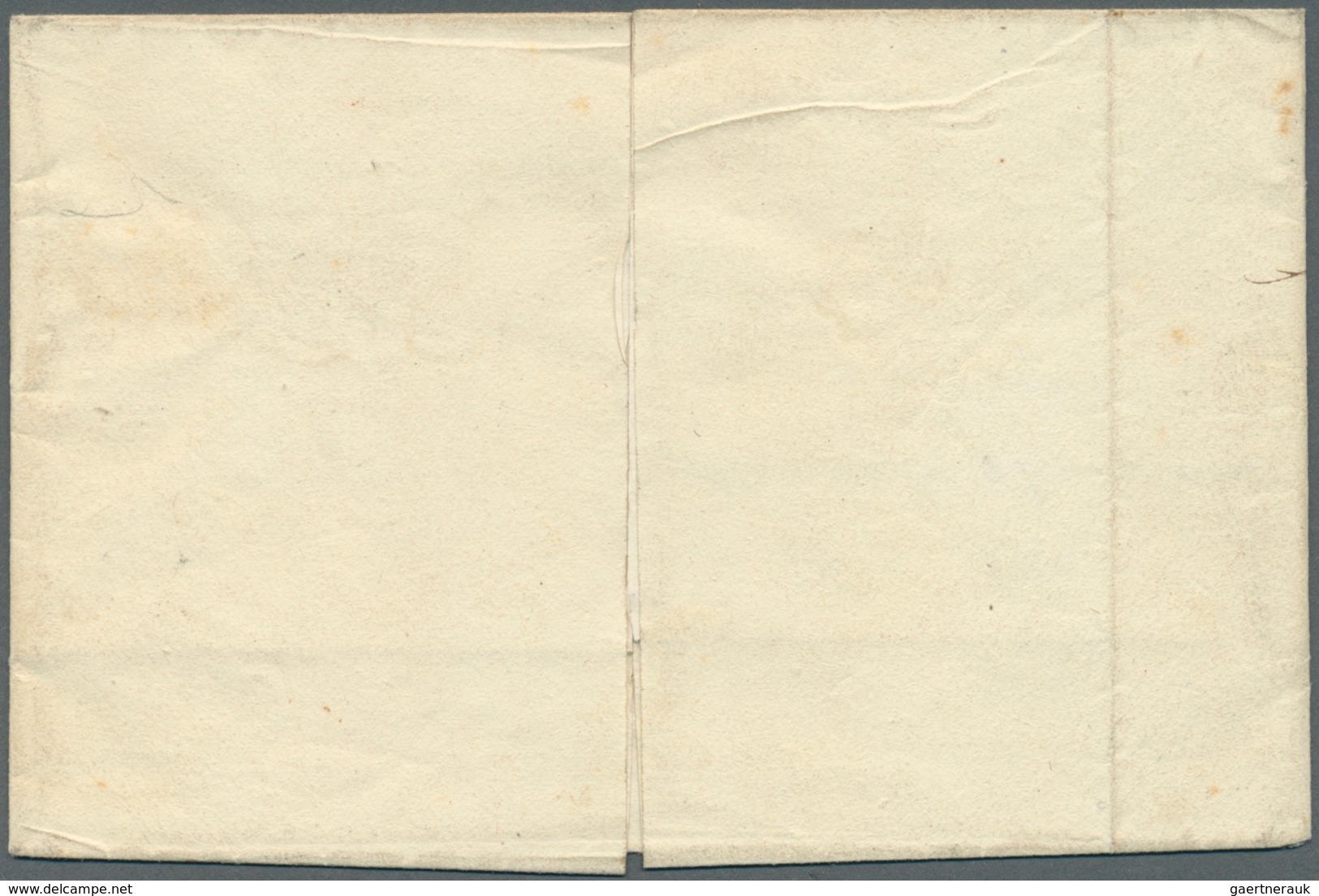 14671 Italien - Altitalienische Staaten: Parma: 1859: Provisorial Government, 20 C Blue On Folded Letter C - Parme