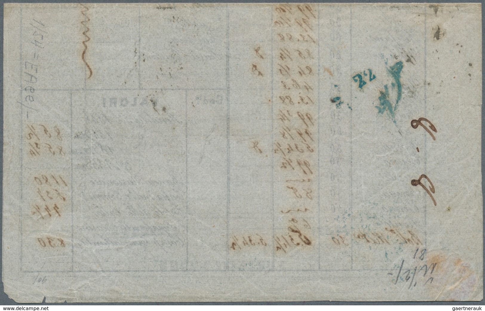 14676 Italien - Altitalienische Staaten: Sardinien: 1855, 5 C Yellow Green, Full To Wide Margins, Single F - Sardinien