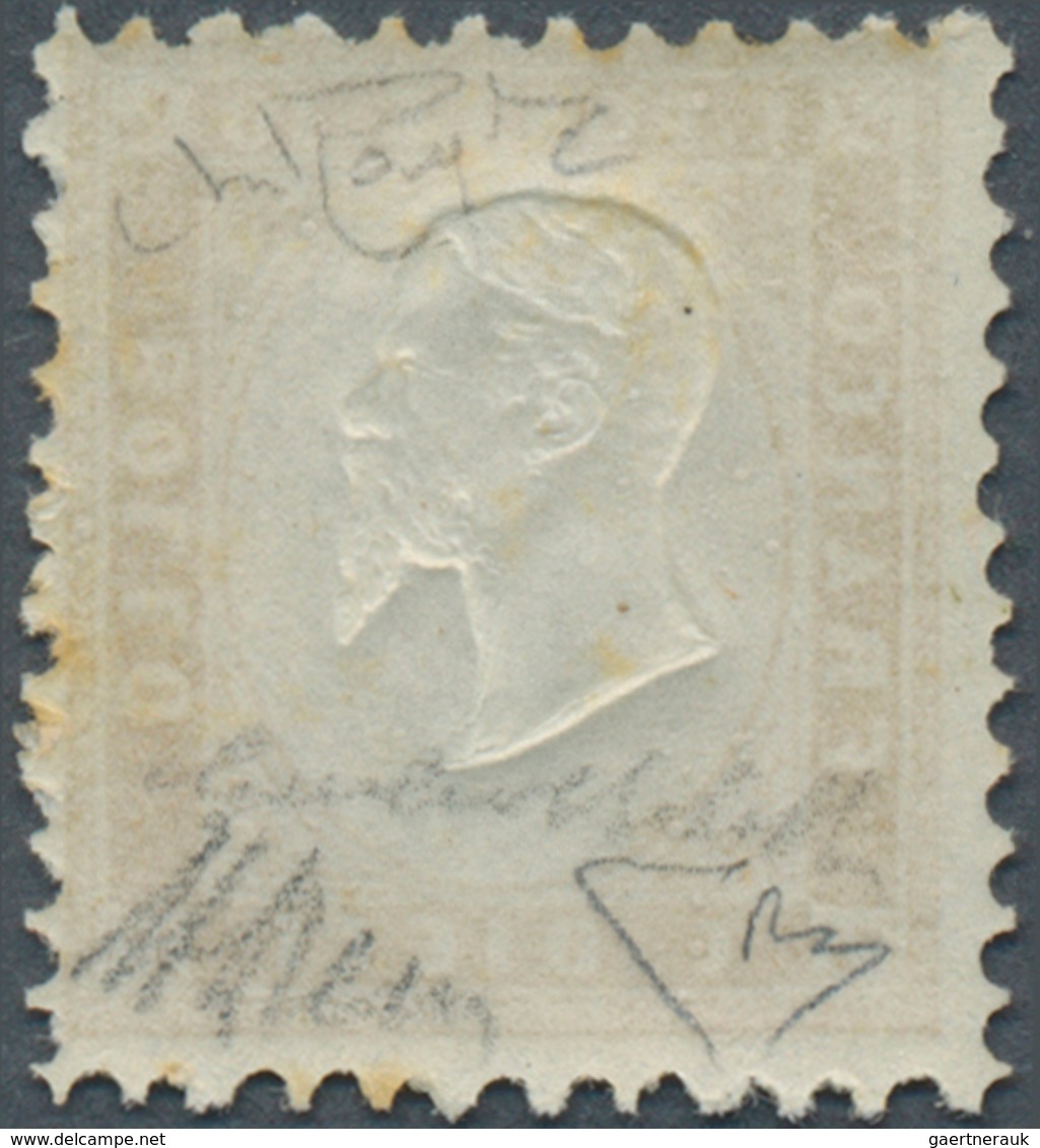 14710 Italien: 1862, 10c. Bistre, Fresh Colour, Well Peforated And With Superior Embossing, Unmounted Mint - Poststempel