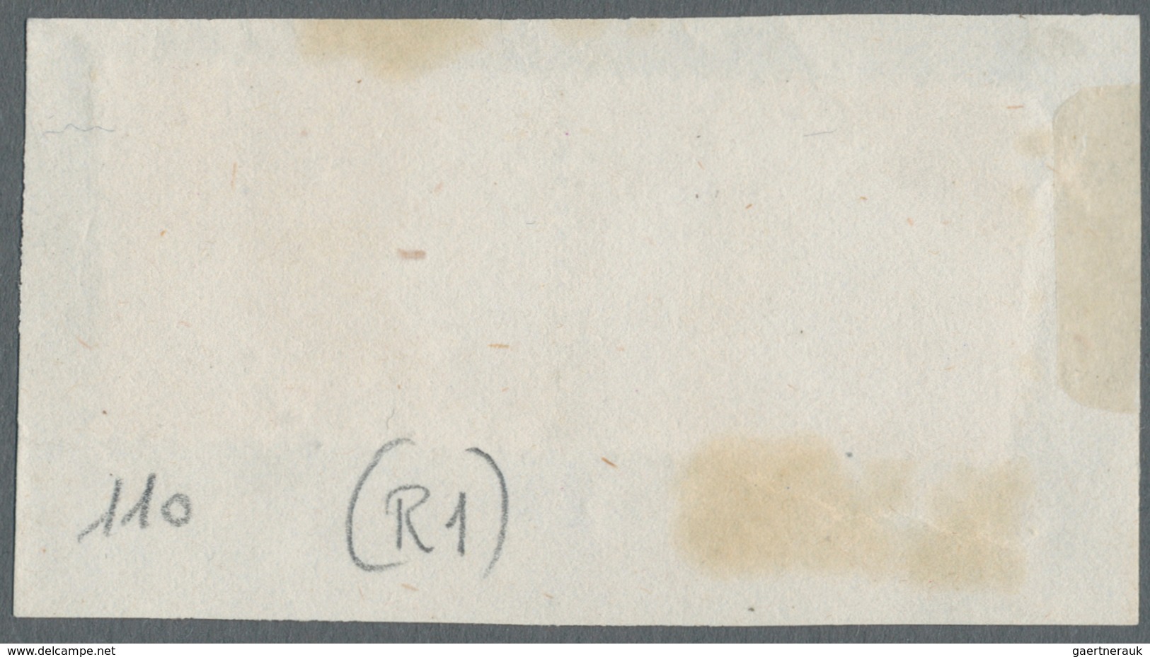 14714 Italien: 1863, "20 C. Orange" (Sassone No. T17), Pair Of Two On Piece Of Cover By Two Strikes Of The - Poststempel