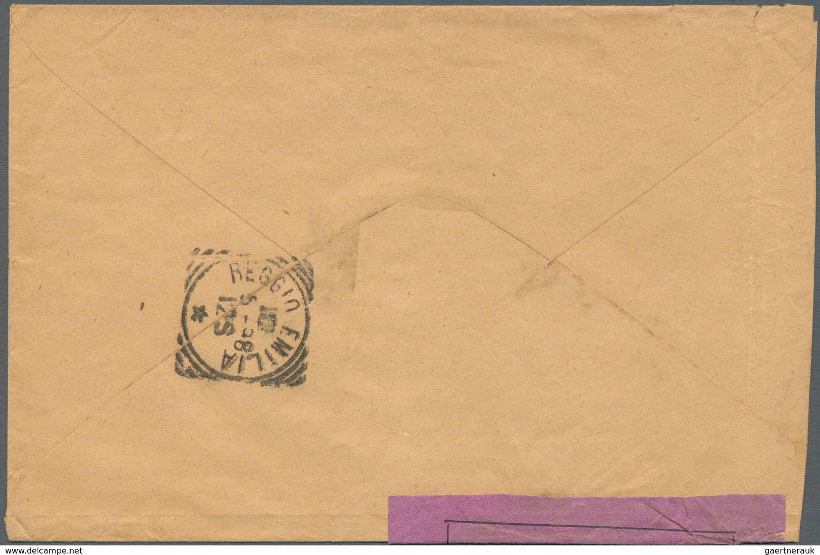 14715 Italien: 1870/1902: Tree Letter With Special Services. A) 1870, Registered Letter From Galcico To Be - Poststempel