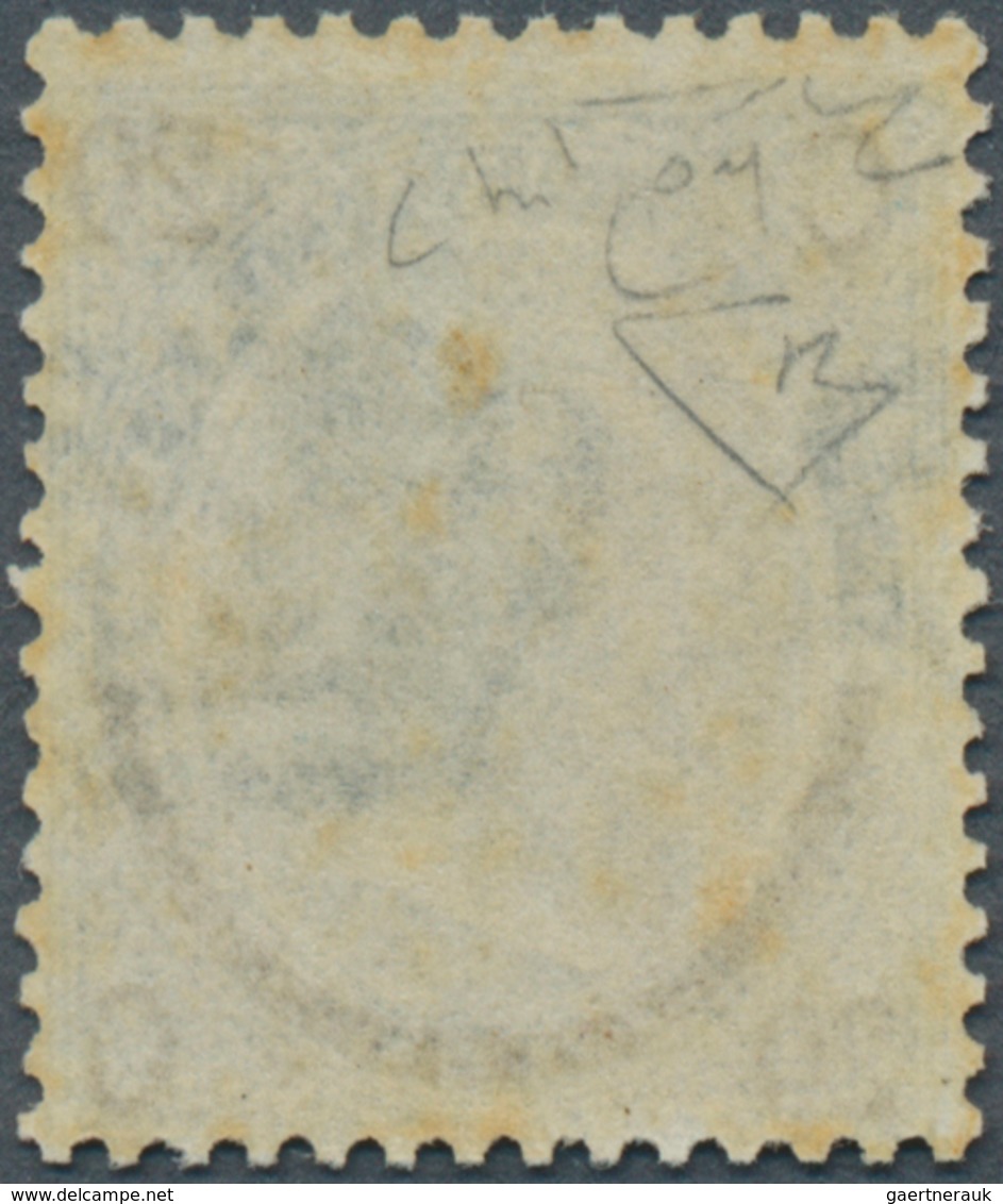 14725 Italien: 1865, 20c. On 15cmi. Blue, Type II, Fresh Colour, Well Perforated, Unmounted Mint, Toning S - Poststempel