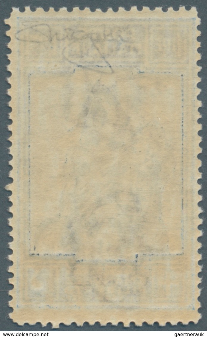 14748 Italien: 1928, Reiterstandbild Herzog Emanuel Philiberts Von Savoyen 1.25 Lire Blau/schwarz In Der S - Poststempel