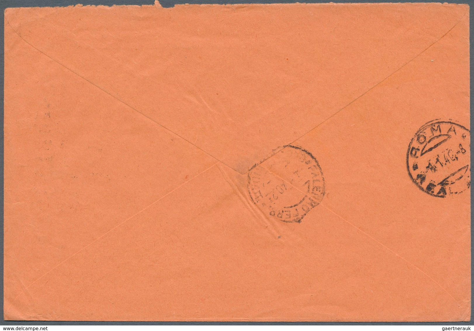 14765 Italien: 1939/1940. Lot With 2 Covers: 1 Cover From "Cosenza 26.8.39" To RACHELE MUSSOLINI, Roma And - Poststempel