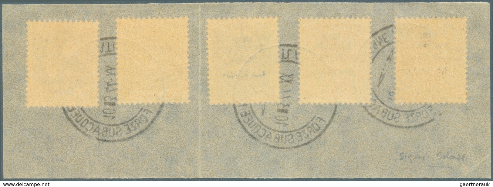 14793 Italien - Militärpostmarken: Atlantikküste: 1943, Overprints "Italia Repubblicana Fascista Base Atla - Sonstige & Ohne Zuordnung