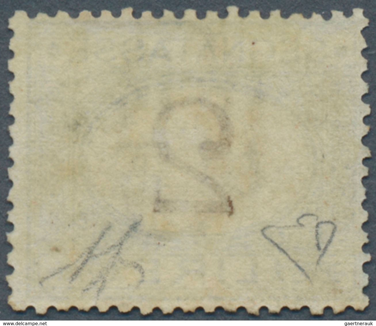 14807 Italien - Portomarken: 1870, 2l. Blue/brown, Fresh Colour, Normally Perforated With Some Slightly Un - Portomarken