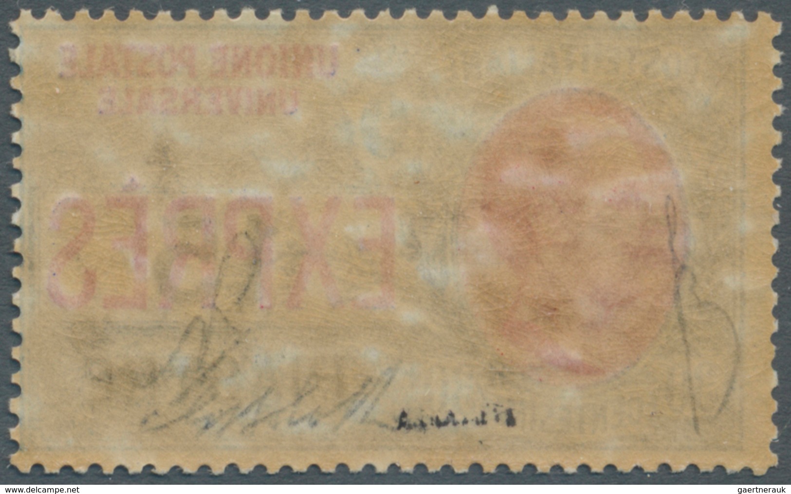 14853 Italienische Post In Der Levante: 1922, Constantinople Issue, 15pi. On 30c. Blue/red Express Stamp, - Emissions Générales