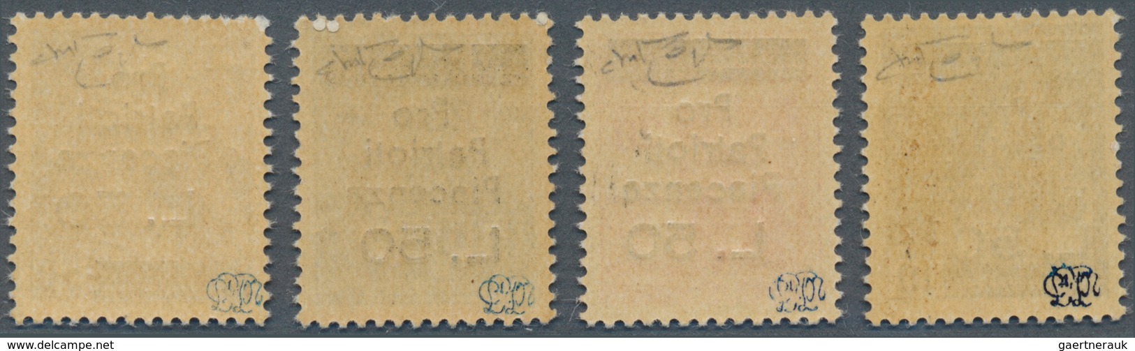 14881 Italien - Besonderheiten: PIANCENZA (Local Post): 1945, 4 Items With Overprint "Pro Patrioti Piacenz - Ohne Zuordnung