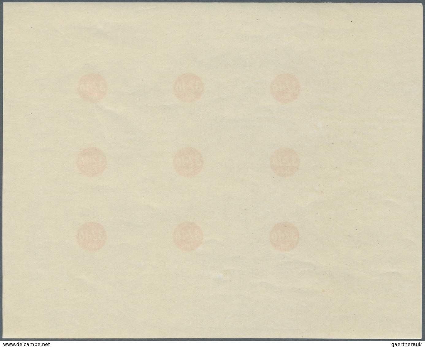 14907 Kroatien: 1944, Officials of the post office and the railway 16 k. - 32 k., each five imperforated s