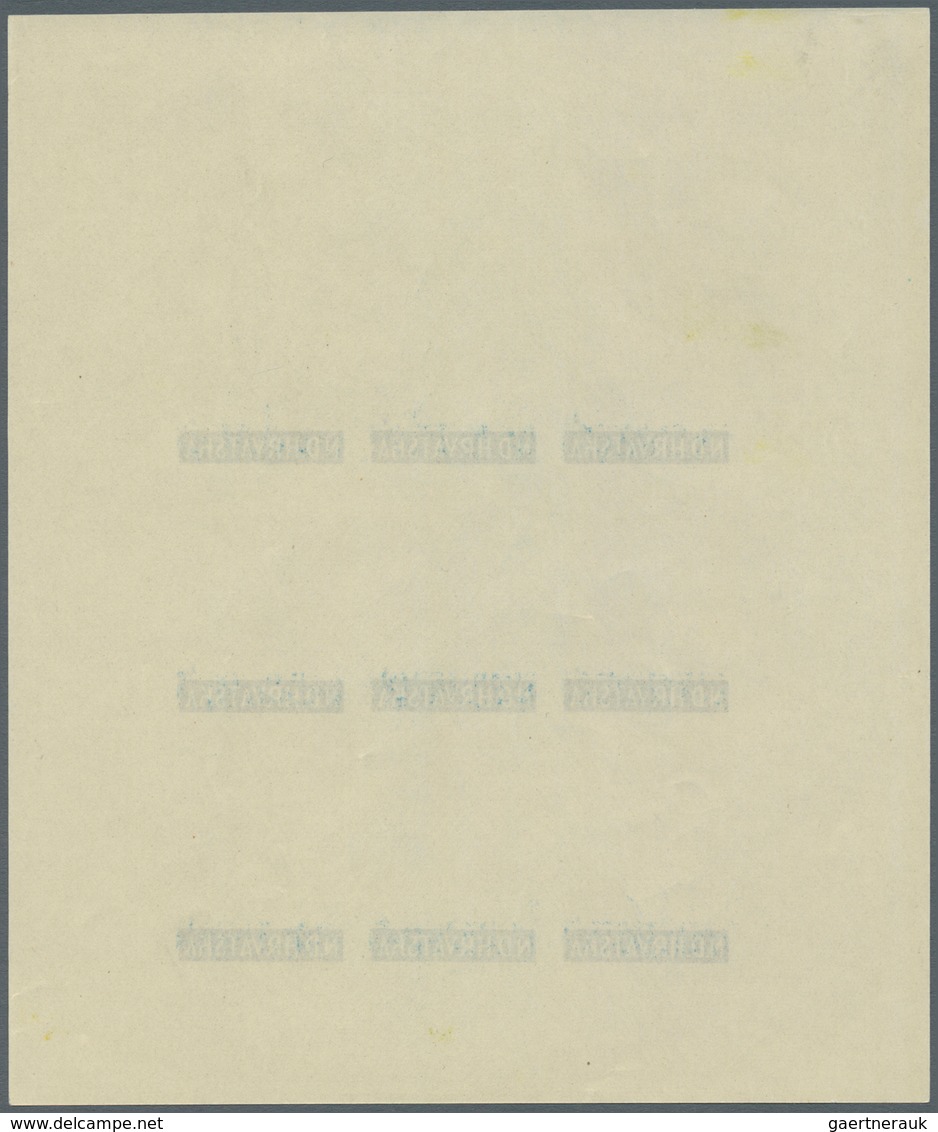 14907 Kroatien: 1944, Officials of the post office and the railway 16 k. - 32 k., each five imperforated s