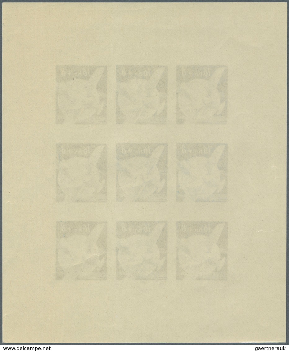 14907 Kroatien: 1944, Officials of the post office and the railway 16 k. - 32 k., each five imperforated s