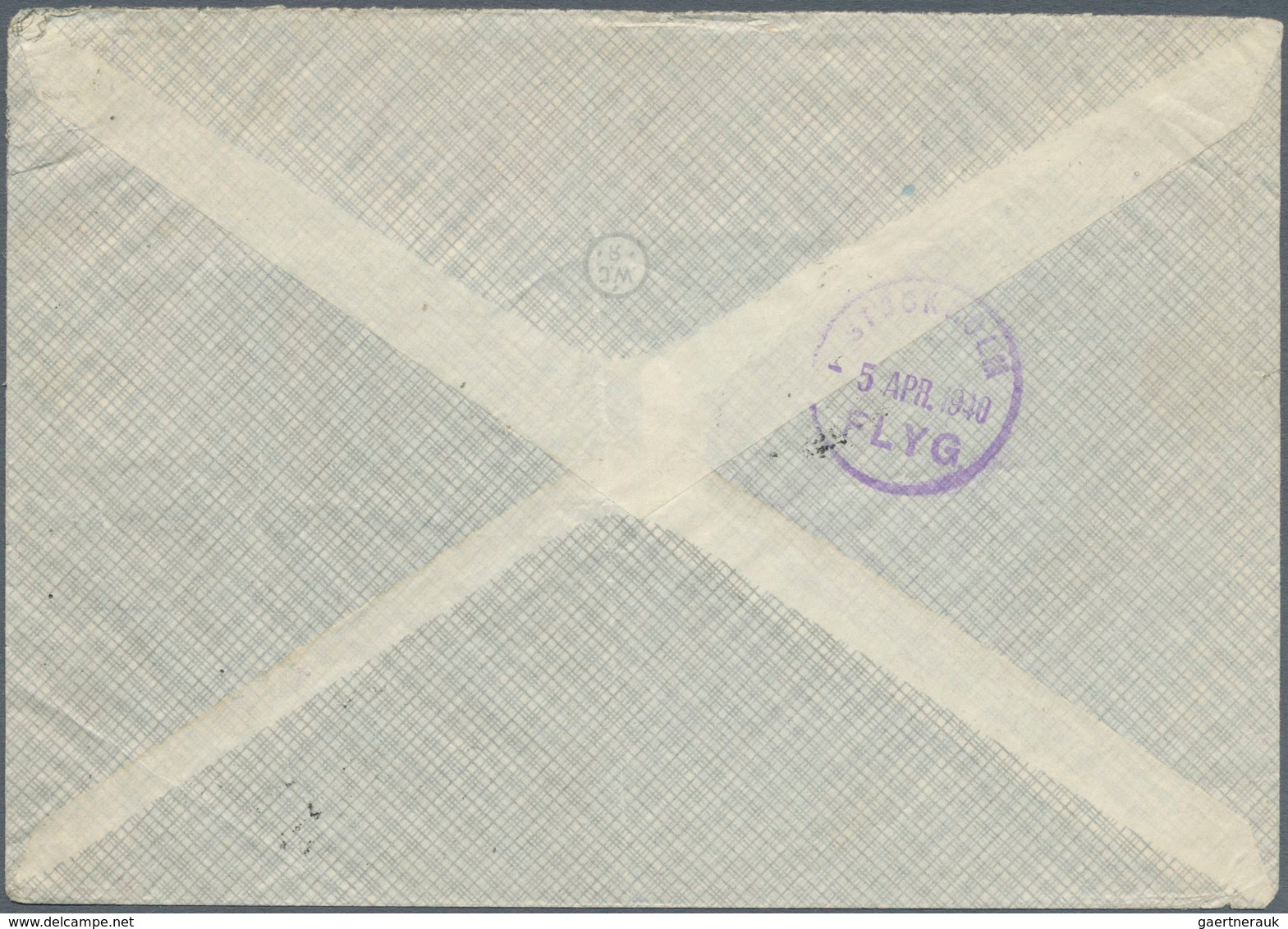 14949 Lettland: 1940, 1.85lat Franking On Airmail Cover From "RIGA GAISA-PASTS B 5.4.40" To Chicago/USA, V - Lettonie