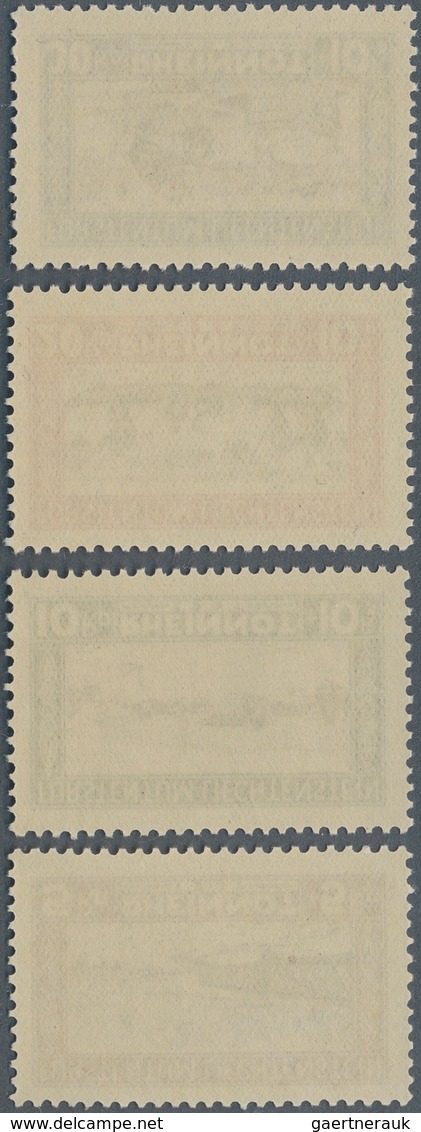 15018 Liechtenstein: 1928, Hochwassergeschädigte 5 Rp. - 30 Rp., Kompletter Postfrischer Satz In Einwandfr - Lettres & Documents