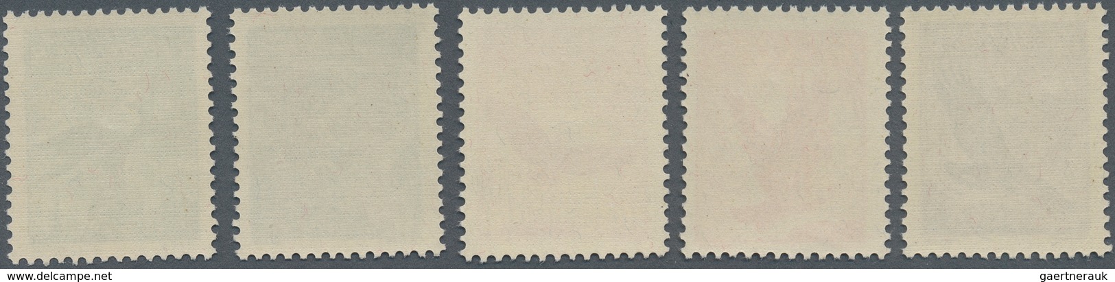 15044 Liechtenstein: 1934, 10 Rp.- 50 Rp., Freimarken Adler, Postfr. Luxussatz. (SBK 340,-) - Briefe U. Dokumente