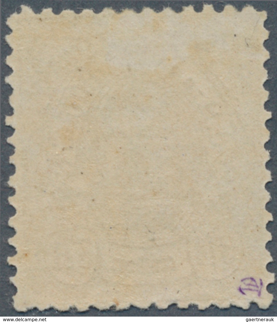 15095A Luxemburg: 1875, 37 1/2 Cent. Gelbbraun Ohne Aufdruck In Ungebrauchter Erhaltung Mit Vollem Original - Sonstige & Ohne Zuordnung