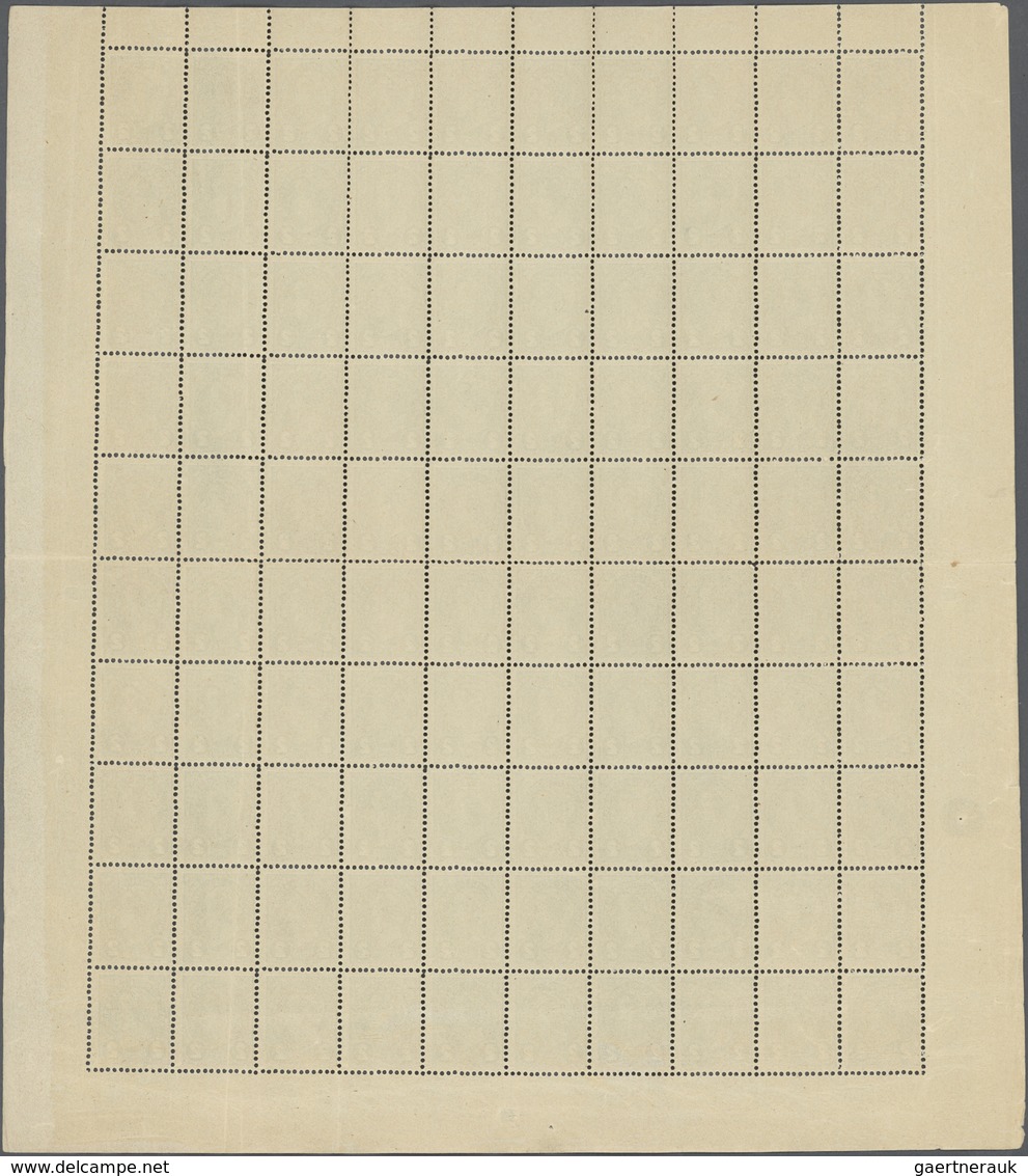 15097 Luxemburg: 1895, 2 Und 10 C. Großherzog Adolf Im Kompletten Postfrischen Bogen. Lt. Angabe Des Einli - Sonstige & Ohne Zuordnung