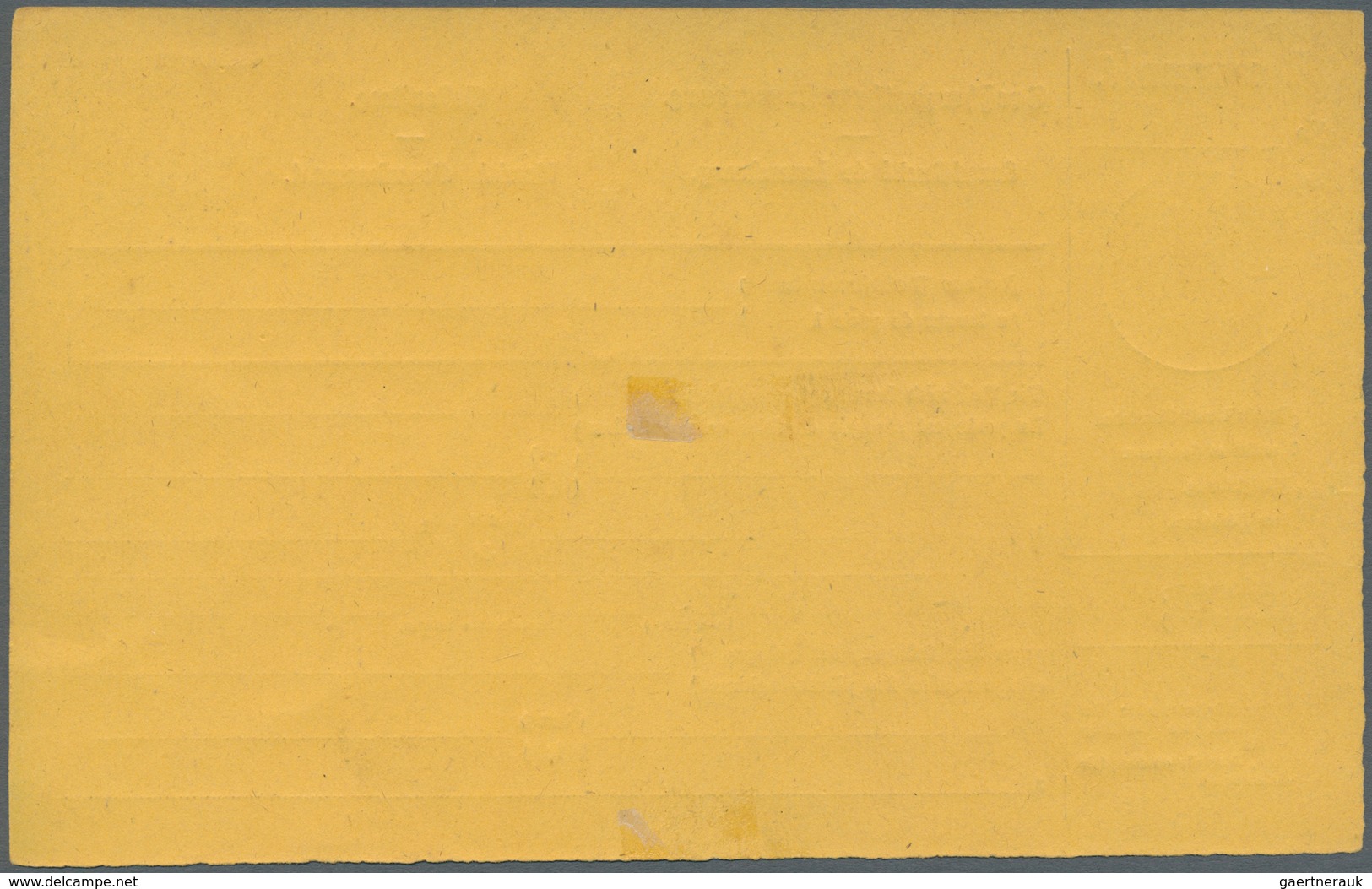 15149 Luxemburg - Ganzsachen: 1877, Proof "postal Order" Card 30 C. On Pale Yellowish Paper, Unused, Fine, - Ganzsachen