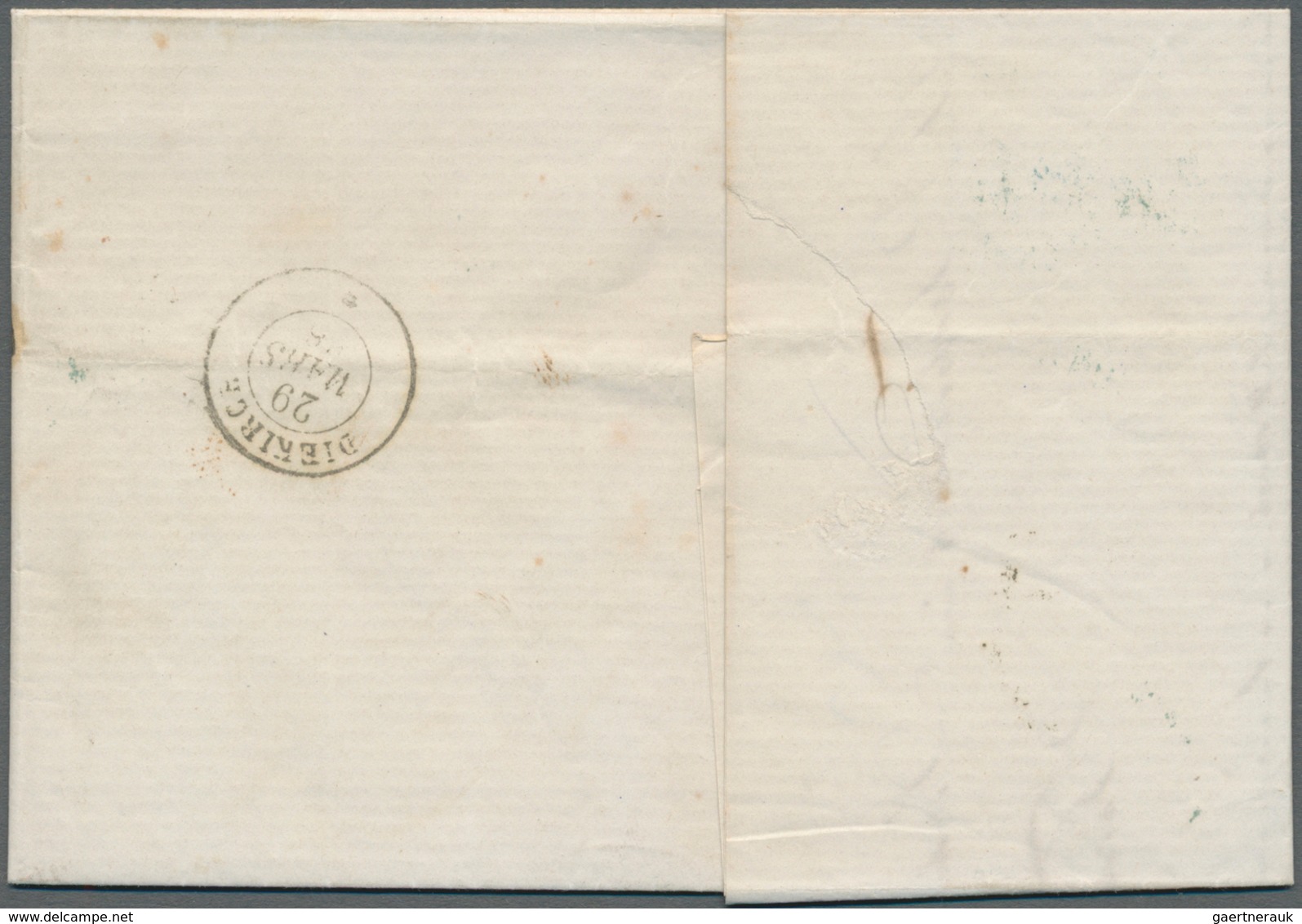 15156 Luxemburg - Besonderheiten: 1865/71, Incoming Mail: Drei Kabinett-Briefe Aus Gleicher Korrespondenz - Sonstige & Ohne Zuordnung