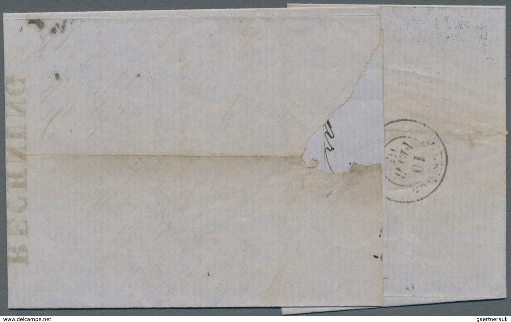 15156 Luxemburg - Besonderheiten: 1865/71, Incoming Mail: Drei Kabinett-Briefe Aus Gleicher Korrespondenz - Sonstige & Ohne Zuordnung