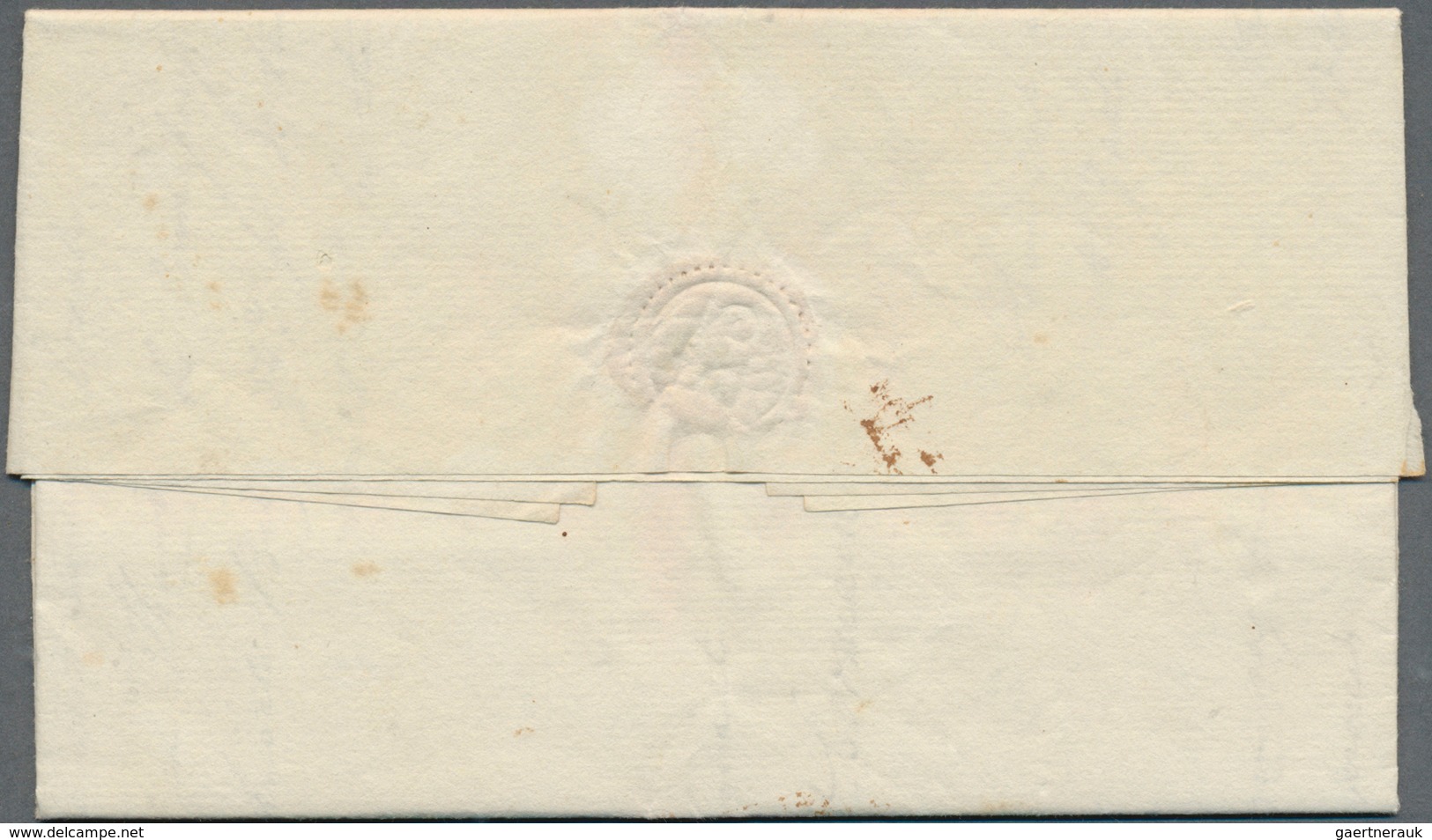 15159A Malta - Vorphilatelie: 1818, Entire Letter From Malta, Dated 14th November 1818, Sent To Corfu, On A - Malte