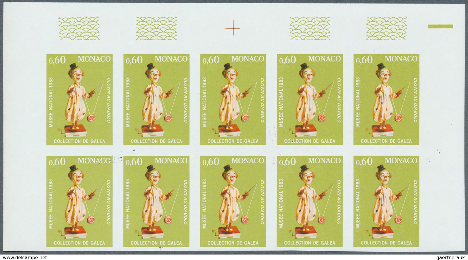 15218 Monaco: 1983, Automaten des 19. Jahrhunderts aus dem Nationalmuseum kompletter Satz von acht Werten