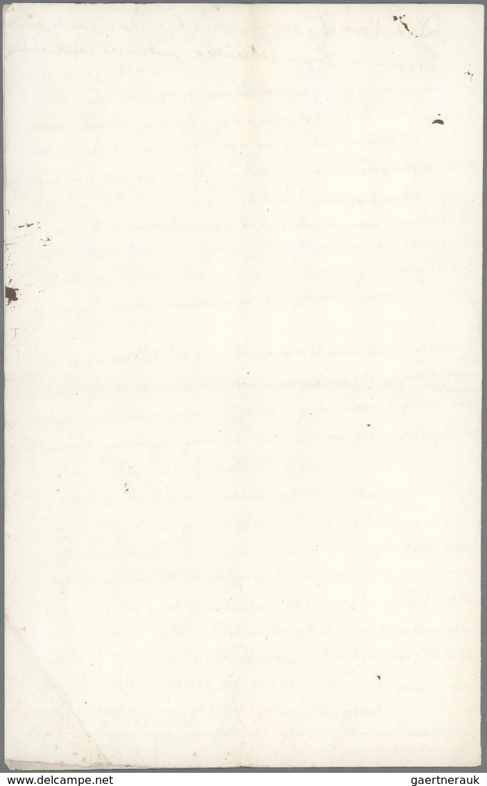 15268 Niederlande - Besonderheiten: 1861, zwei Briefinhalte, zusammen acht Seiten, überschrieben "Lettre s