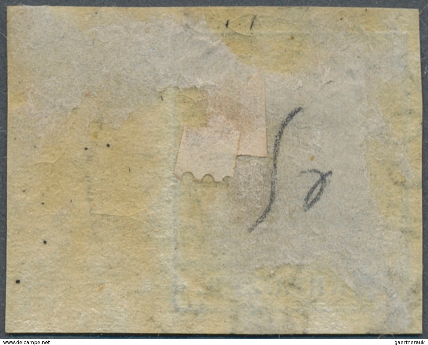 15312 Österreich: 1850, 9 Kr. Hellblau HP Type I Vom Rechten Rand (12 Mm) Mit Klaren Vollstempel 'RECOMMAN - Neufs