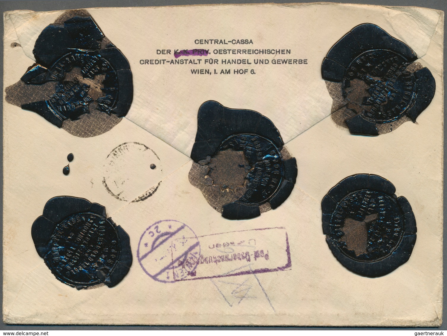 15386 Österreich: 1919 (25.10.), 7x 10 Kronen Violett + 3 Kronen+2 Kronen+80 Heller Je Mit Aufdruck "Deuts - Ungebraucht