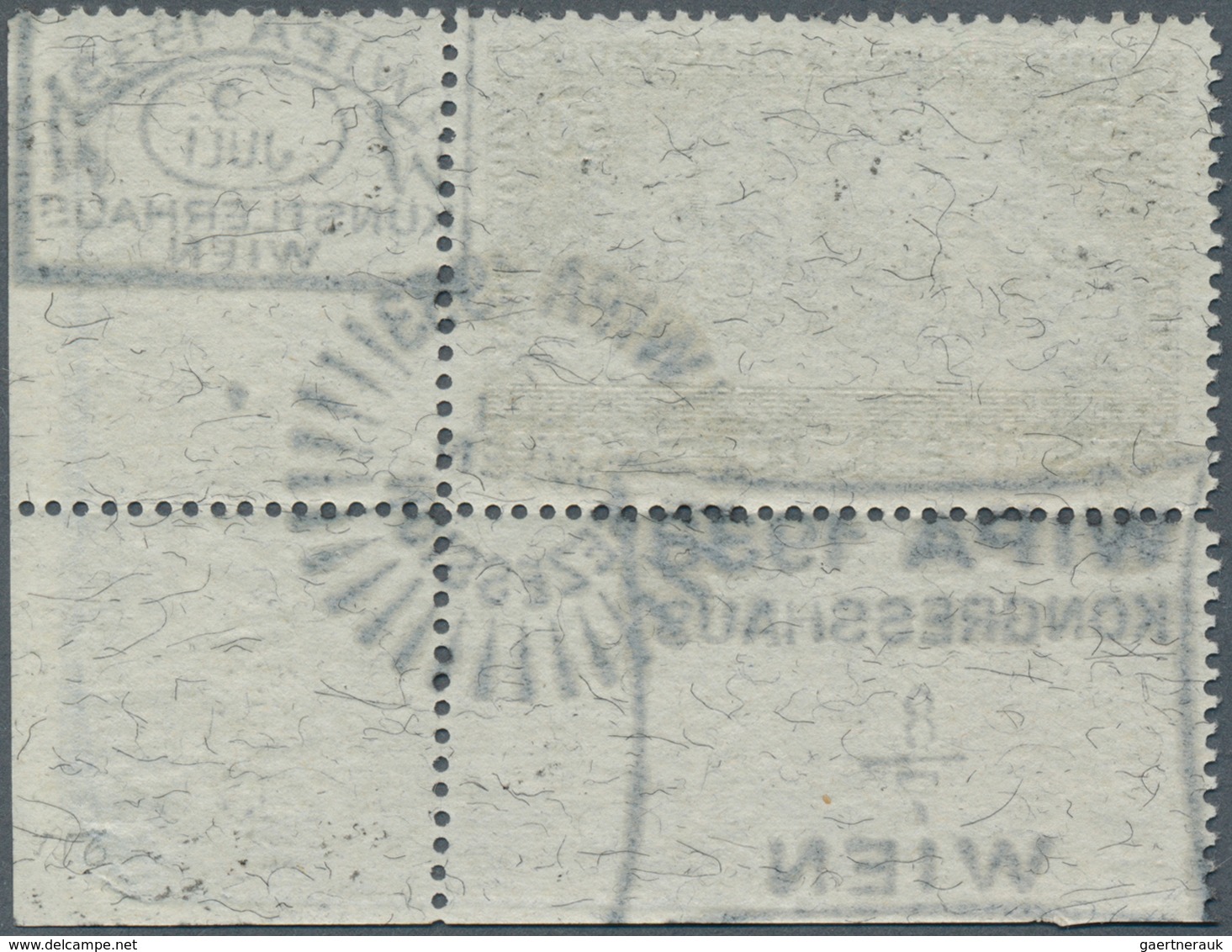 15411 Österreich: 1933, 50 (+50) G., Ungefaltete Luxus-Bogenecke (unten Rechts) Mit Völlig Postfrischem Gu - Neufs